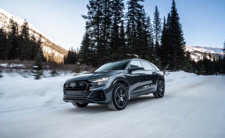 2019 Audi Q8 (US-Spec) Front Three-Quarter Wallpapers 450x275 (26)