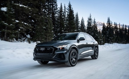 2019 Audi Q8 (US-Spec) Front Three-Quarter Wallpapers 450x275 (25)