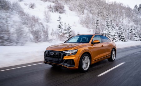 2019 Audi Q8 (US-Spec) Front Three-Quarter Wallpapers 450x275 (105)