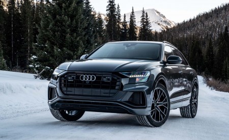 2019 Audi Q8 (US-Spec) Front Three-Quarter Wallpapers 450x275 (24)