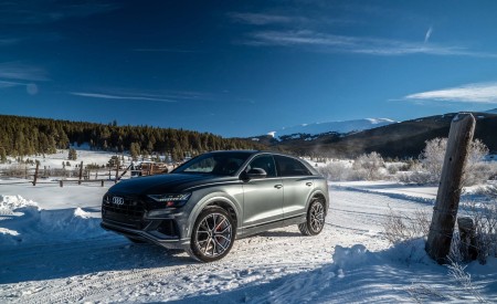 2019 Audi Q8 (US-Spec) Front Three-Quarter Wallpapers 450x275 (23)