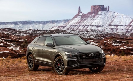 2019 Audi Q8 (US-Spec) Front Three-Quarter Wallpapers 450x275 (59)