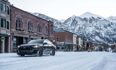 2019 Audi Q8 (US-Spec) Front Three-Quarter Wallpapers 450x275 (30)