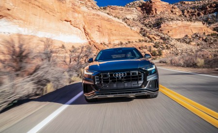 2019 Audi Q8 (US-Spec) Front Wallpapers 450x275 (8)