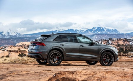 2019 Audi Q8 (US-Spec) Rear Three-Quarter Wallpapers 450x275 (61)