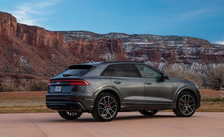 2019 Audi Q8 (US-Spec) Rear Three-Quarter Wallpapers 450x275 (54)