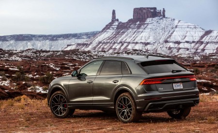 2019 Audi Q8 (US-Spec) Rear Three-Quarter Wallpapers 450x275 (64)