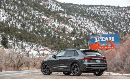 2019 Audi Q8 (US-Spec) Rear Three-Quarter Wallpapers 450x275 (65)