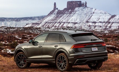 2019 Audi Q8 (US-Spec) Rear Three-Quarter Wallpapers 450x275 (56)