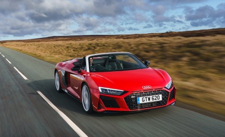 2019 Audi R8 V10 Spyder Performance quattro (UK-Spec) Front Wallpapers 450x275 (2)