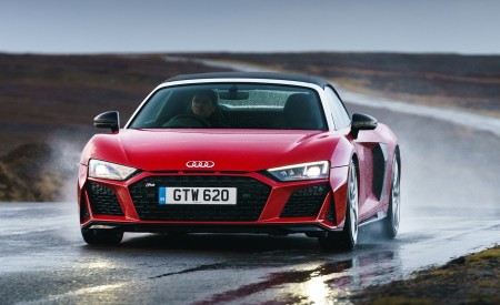 2019 Audi R8 V10 Spyder Performance quattro (UK-Spec) Front Wallpapers 450x275 (45)