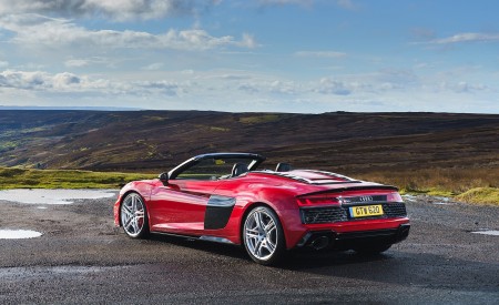 2019 Audi R8 V10 Spyder Performance quattro (UK-Spec) Rear Three-Quarter Wallpapers 450x275 (47)
