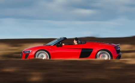 2019 Audi R8 V10 Spyder Performance quattro (UK-Spec) Side Wallpapers 450x275 (28)