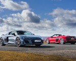 2019 Audi R8 V10 Spyder Performance quattro (UK-Spec) and 2019 Audi R8 V10 Coupe performance quattro Wallpapers 150x120