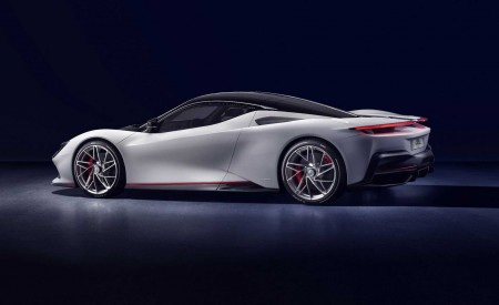 2019 Pininfarina Battista (Color: Bianco Sestriere) Rear Three-Quarter Wallpapers 450x275 (14)