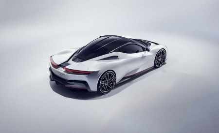 2019 Pininfarina Battista (Color: Bianco Sestriere) Rear Three-Quarter Wallpapers 450x275 (7)