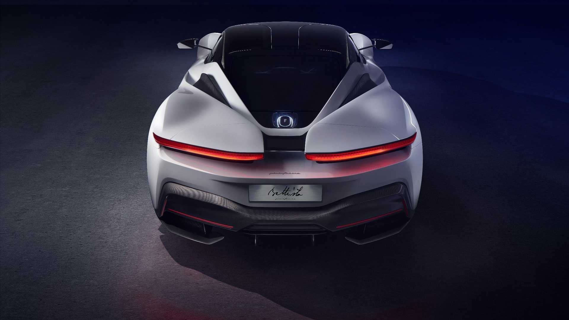 2019 Pininfarina Battista (Color: Bianco Sestriere) Rear Wallpapers (15)