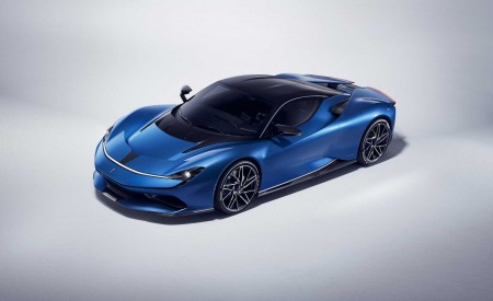 2019 Pininfarina Battista (Color: Blu Iconica) Front Three-Quarter Wallpapers 450x275 (3)