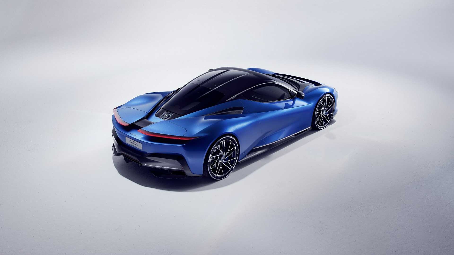 2019 Pininfarina Battista (Color: Blu Iconica) Rear Three-Quarter Wallpapers #4 of 26