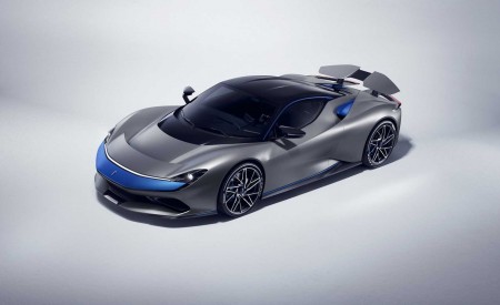 2019 Pininfarina Battista (Color: Grigio Luserna) Front Three-Quarter Wallpapers 450x275 (8)