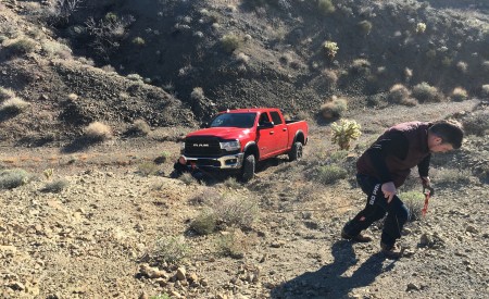 2019 Ram 2500 Power Wagon (Color: Flame Red) Front Three-Quarter Wallpapers 450x275 (39)