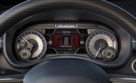 2019 Ram 3500 Heavy Duty Limited Crew Cab Dually Instrument Cluster Wallpapers 450x275 (25)