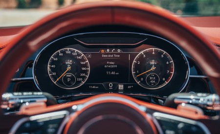2020 Bentley Continental GT V8 Convertible Digital Instrument Cluster Wallpapers 450x275 (80)