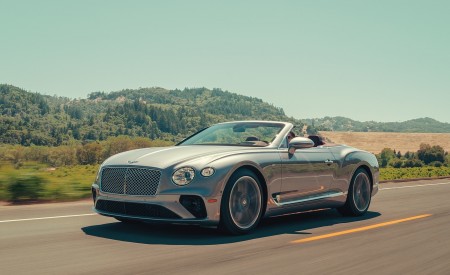 2020 Bentley Continental GT V8 Convertible Front Three-Quarter Wallpapers 450x275 (34)