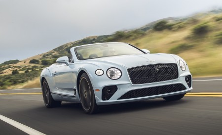 2020 Bentley Continental GT V8 Convertible Front Three-Quarter Wallpapers 450x275 (3)