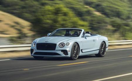 2020 Bentley Continental GT V8 Convertible Front Three-Quarter Wallpapers 450x275 (4)