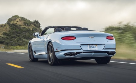 2020 Bentley Continental GT V8 Convertible Rear Three-Quarter Wallpapers 450x275 (11)