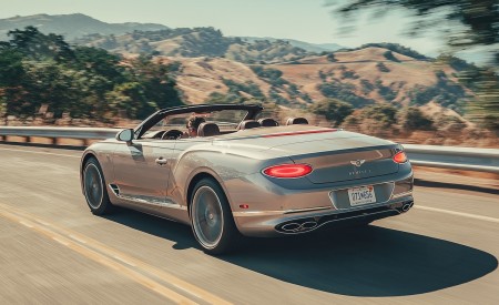 2020 Bentley Continental GT V8 Convertible Rear Three-Quarter Wallpapers 450x275 (39)