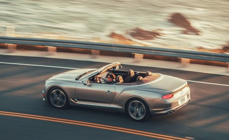 2020 Bentley Continental GT V8 Convertible Rear Three-Quarter Wallpapers 450x275 (23)