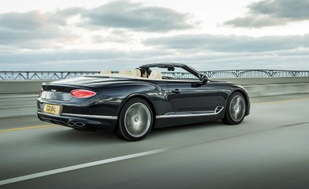 2020 Bentley Continental GT V8 Convertible Rear Three-Quarter Wallpapers 450x275 (98)