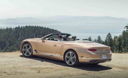 2020 Bentley Continental GT V8 Convertible Rear Three-Quarter Wallpapers 450x275 (61)