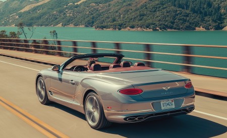 2020 Bentley Continental GT V8 Convertible Rear Three-Quarter Wallpapers 450x275 (40)