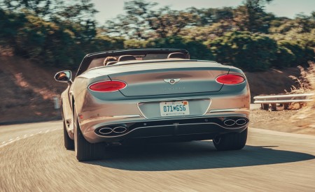 2020 Bentley Continental GT V8 Convertible Rear Wallpapers 450x275 (42)