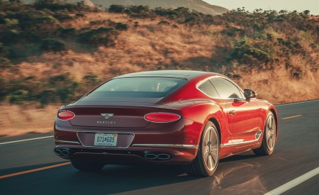 2020 Bentley Continental GT V8 Coupe Rear Three-Quarter Wallpapers 450x275 (5)