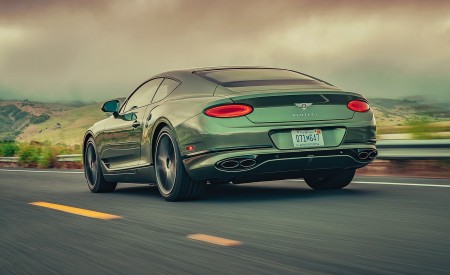 2020 Bentley Continental GT V8 Coupe Rear Three-Quarter Wallpapers 450x275 (50)