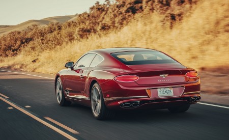 2020 Bentley Continental GT V8 Coupe Rear Three-Quarter Wallpapers 450x275 (6)