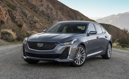 2020 Cadillac CT5 Premium Luxury Front Three-Quarter Wallpapers 450x275 (5)