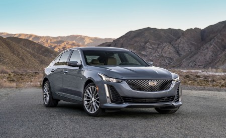 2020 Cadillac CT5 Premium Luxury Front Three-Quarter Wallpapers 450x275 (6)