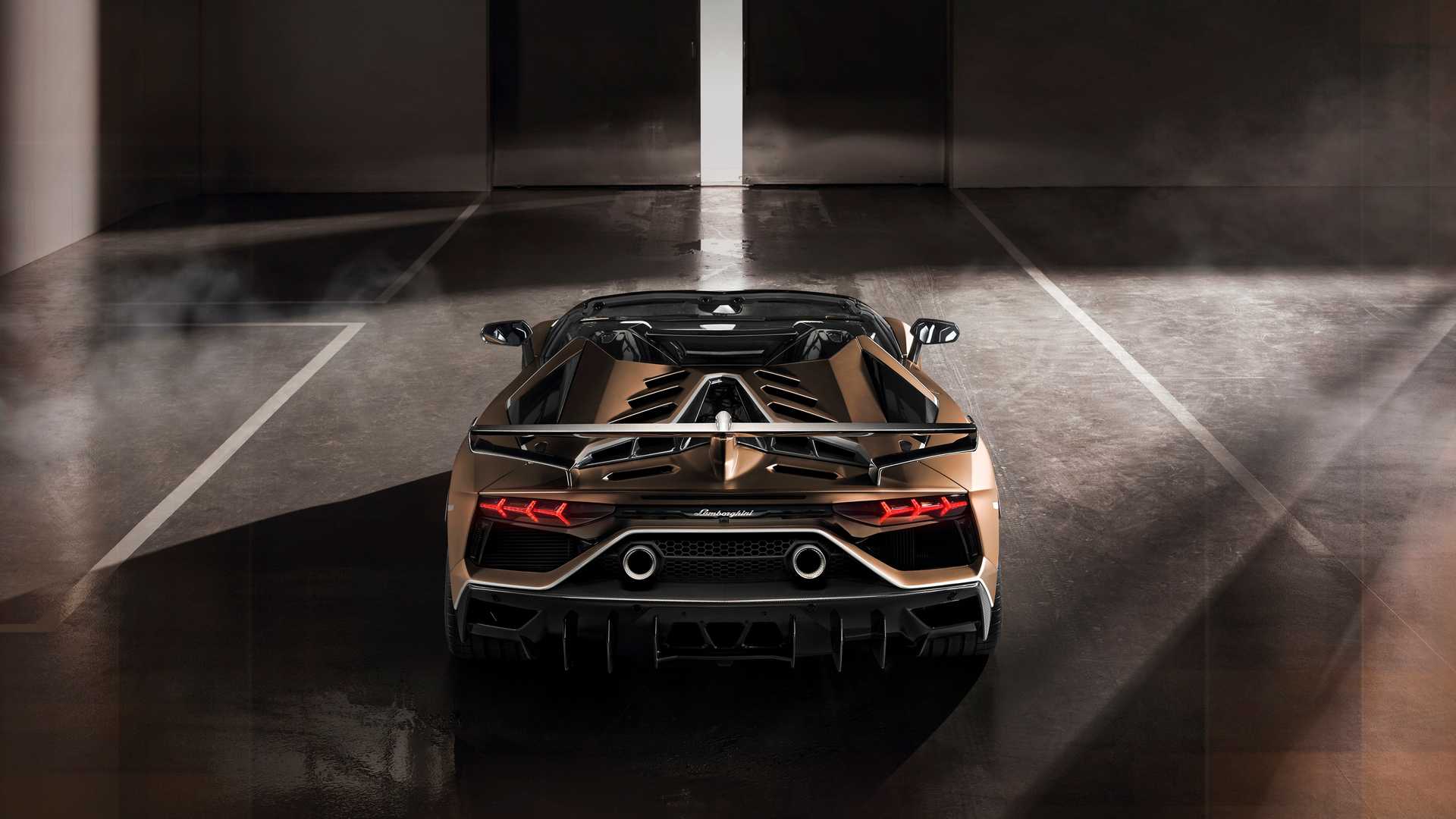 2020 Lamborghini Aventador SVJ Roadster Rear Wallpapers #13 of 35