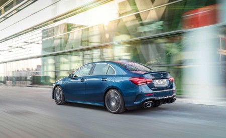 2020 Mercedes-AMG A 35 Sedan Rear Three-Quarter Wallpapers 450x275 (79)
