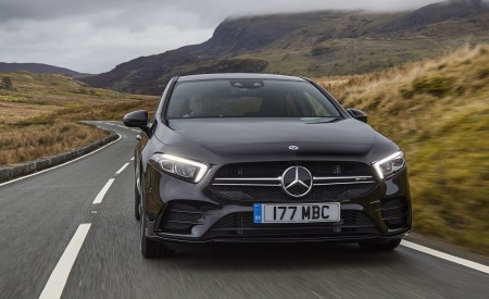 2020 Mercedes-AMG A 35 Sedan (UK-Spec) Front Wallpapers 450x275 (14)