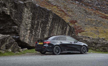 2020 Mercedes-AMG A 35 Sedan (UK-Spec) Rear Three-Quarter Wallpapers 450x275 (33)