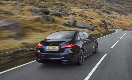 2020 Mercedes-AMG A 35 Sedan (UK-Spec) Rear Wallpapers 450x275 (9)