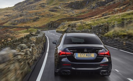 2020 Mercedes-AMG A 35 Sedan (UK-Spec) Rear Wallpapers 450x275 (10)