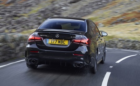 2020 Mercedes-AMG A 35 Sedan (UK-Spec) Rear Wallpapers 450x275 (11)