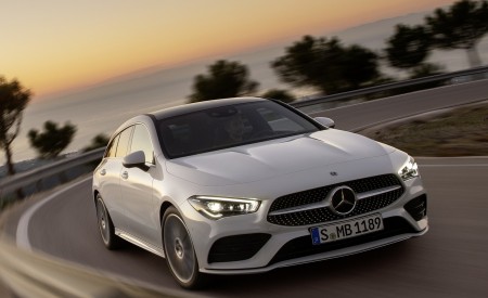 2020 Mercedes-Benz CLA Shooting Brake AMG-Line (Color: Digital White) Front Wallpapers 450x275 (62)